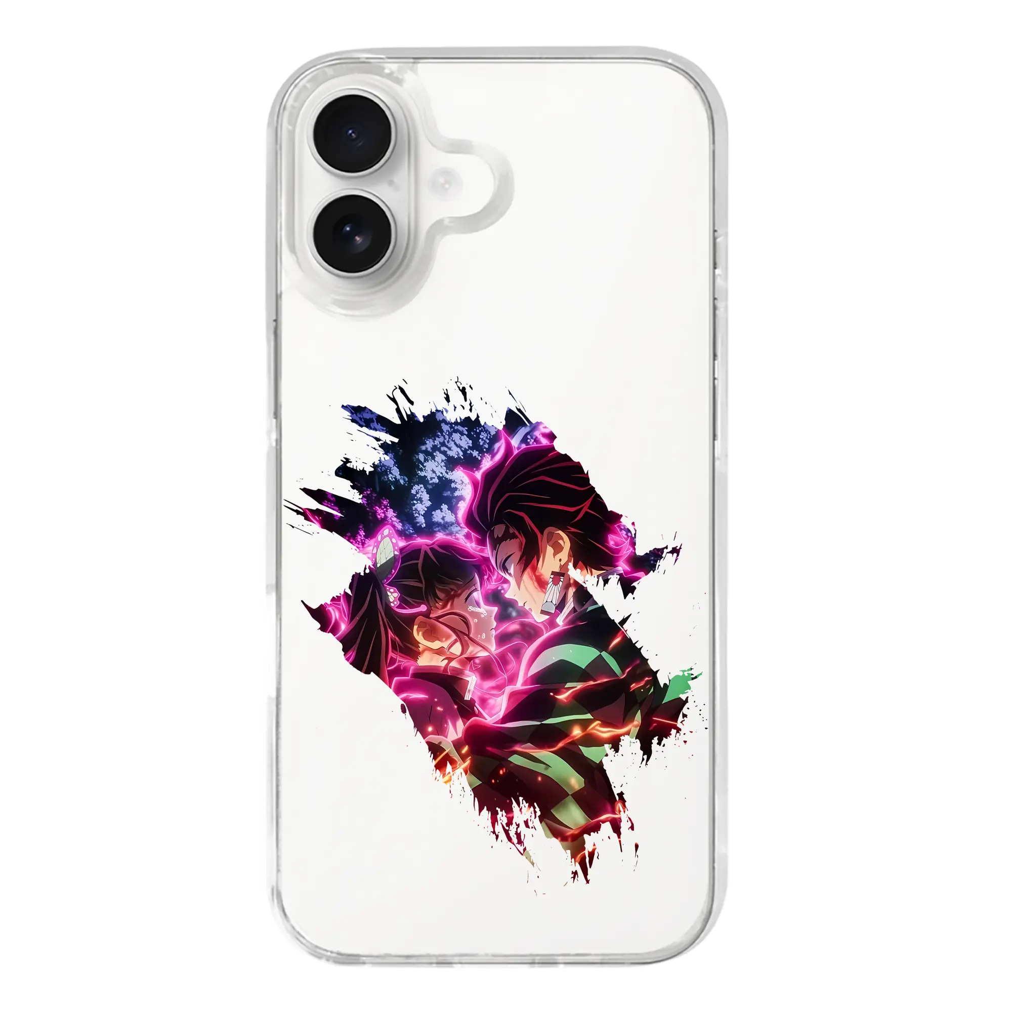 鬼滅の刃 グッズ,栗花落 カナヲ - iPhone 17シリーズ 透明スマホケース – 薄型・耐衝撃・精密フィット保護カバー